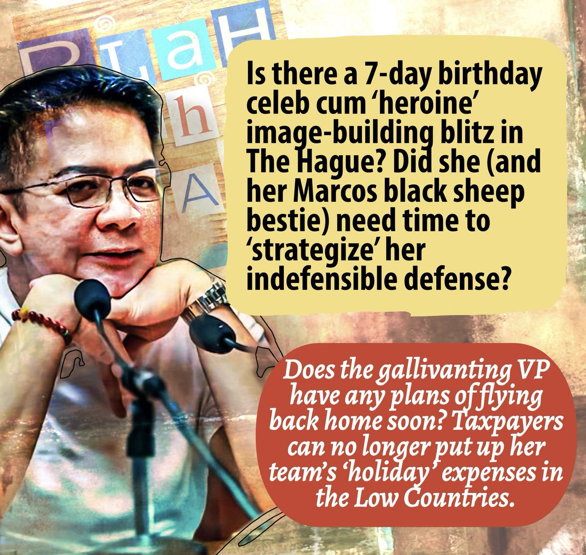 What’s up, Chiz? Why push back the impeachment proceedings a week? 

Cooking up some dirty work?