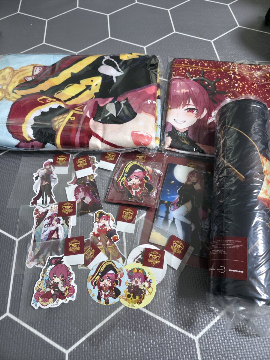 호쇼 마린 팝업 굿즈 도착