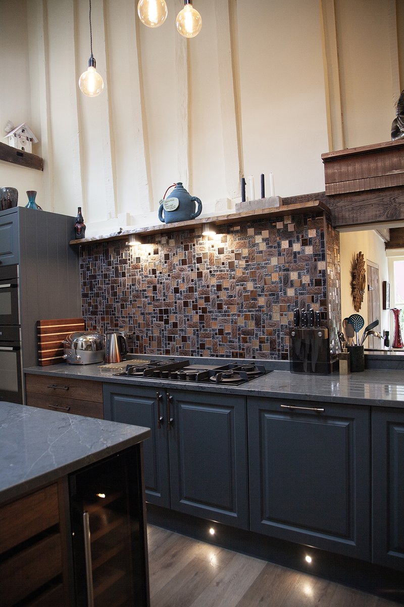 “Cristallo Gris was the luxury link to everything, especially the Forest Green cupboards. It matched perfectly in tone, with copper veins and a blue smokiness that gave it that warm, boutique hangout feel I was after. It looked beautiful on the peninsula.” - homeowner