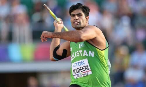 TehseenSajjad2's tweet photo. Congratulations to Arshad Nadeem on winning the gold medal at the Asian Athletics Championship!
A proud moment for Pakistan
#Pakistan 
#AsianAthleticsChampionships2025 
#AsianAthletics2025 
#ArshadNadeem https://t.co/3yWFGkXydZ