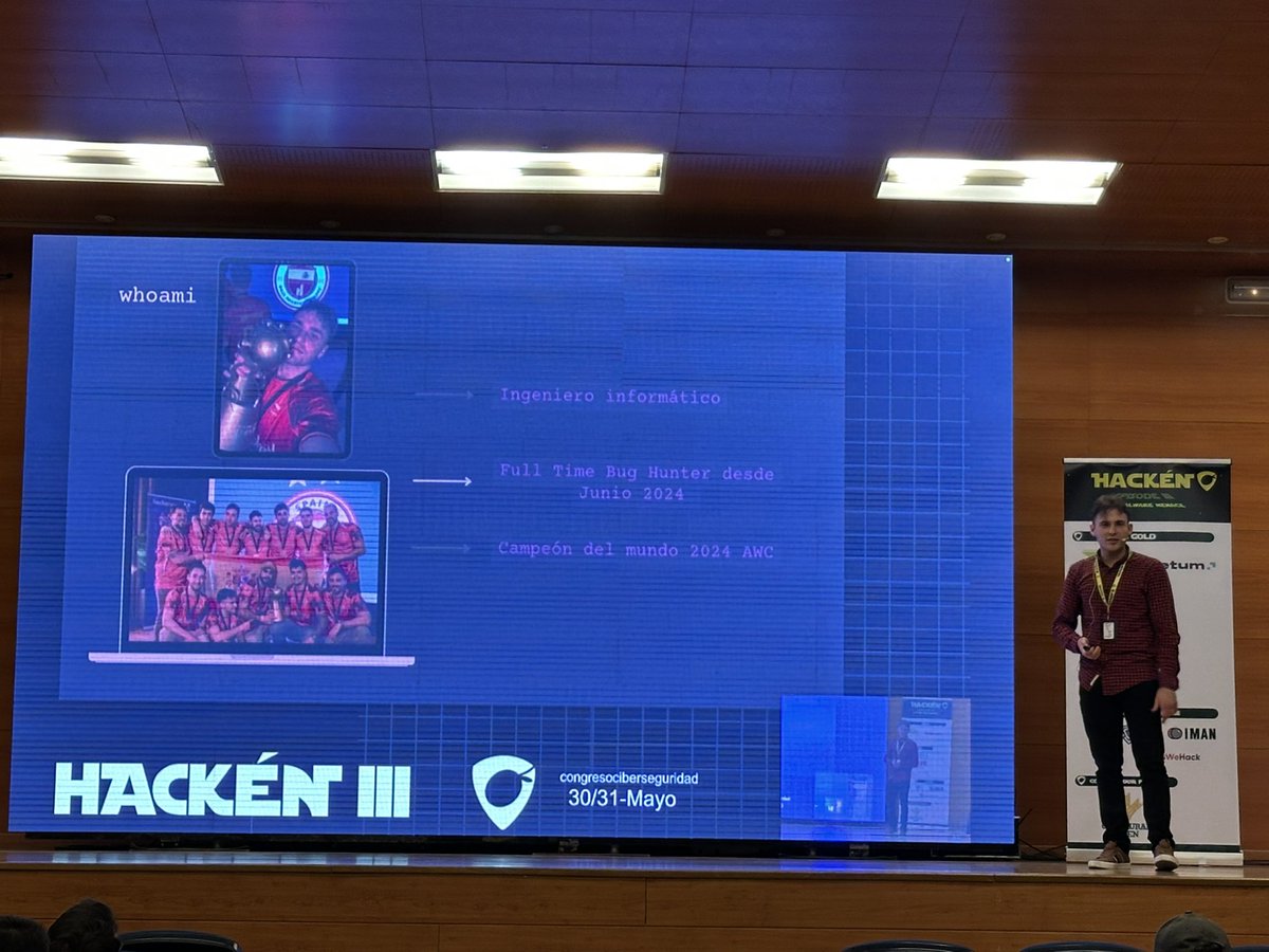 🚨 Llega a hackén Tomi García (archyxsec), que viene a hablarnos de bug bounty y algunos de sus bugs favoritos del lado del cliente en empresas top:
"𝐓𝐡𝐞 𝐌𝐚𝐠𝐢𝐜 𝐨𝐟 𝐂𝐥𝐢𝐞𝐧𝐭-𝐒𝐢𝐝𝐞 𝐁𝐮𝐠𝐬"

▶️ Una selección de vulnerabilidades curiosas del lado del cliente que,