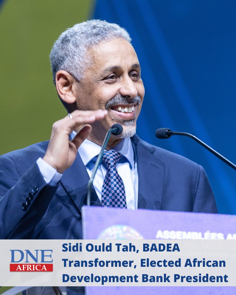 Sidi Ould Tah, BADEA Transformer, Elected African Development Bank President

Read more: shorturl.at/qdmGX