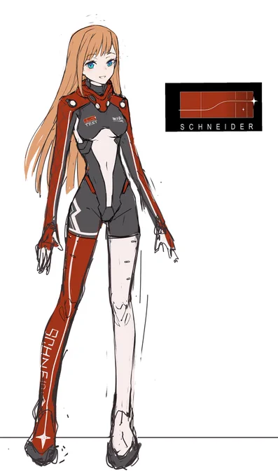 シュナイダーの彼女は今回初登場のくせにやたらと以前から描いてる