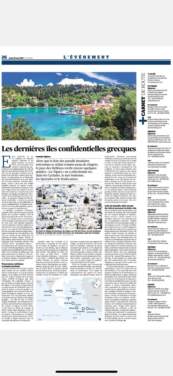 odileabout's tweet photo. ILES GRECQUES hors circuits ? https://t.co/ZDTrzbk89H