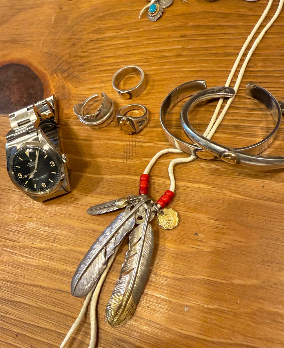 RUGGED_MAN's tweet image. 首周りと腕周り

#ゴローズ
#goros

#rolex 
#ロレックス