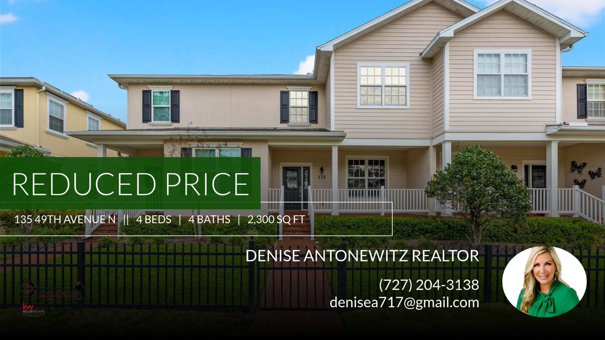 denisea717's tweet photo. 📍 Reduced Price 📍 This recently reduced home at 135 49th Avenue N in St Petersburg won't last long, so, don't wait to set up a showing! Reach out here or at (727) 204-3138 for more information!

Denise Antonewitz, PA
Re... https://t.co/HfKn0HSL8V https://t.co/VyomjSWnez