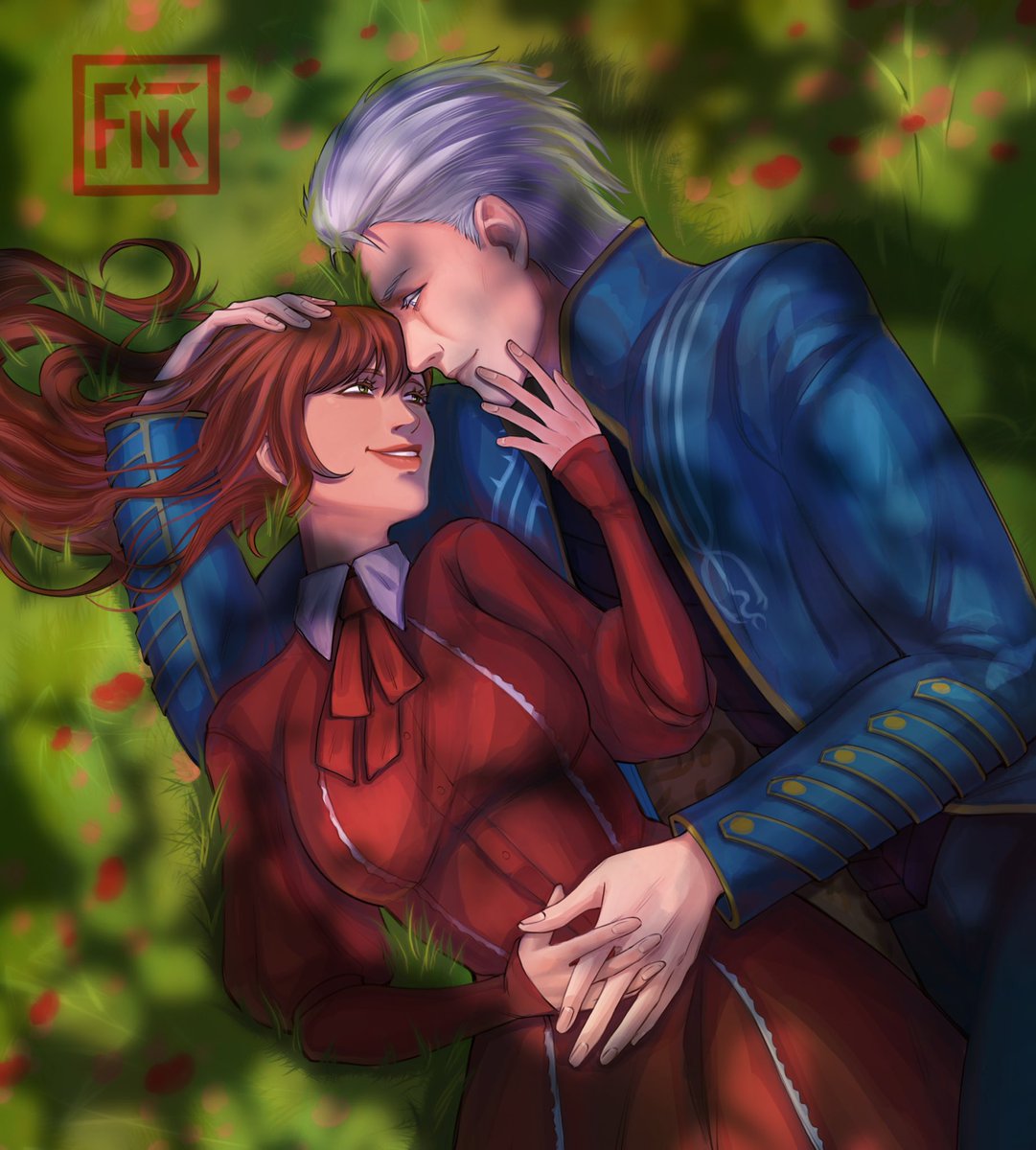 finkushaart's tweet photo. Secret love…

These cuties are finally done! :3
My VerLir❤️

#DevilMayCry #VerLir #Vergil https://t.co/mNRhi3srHC