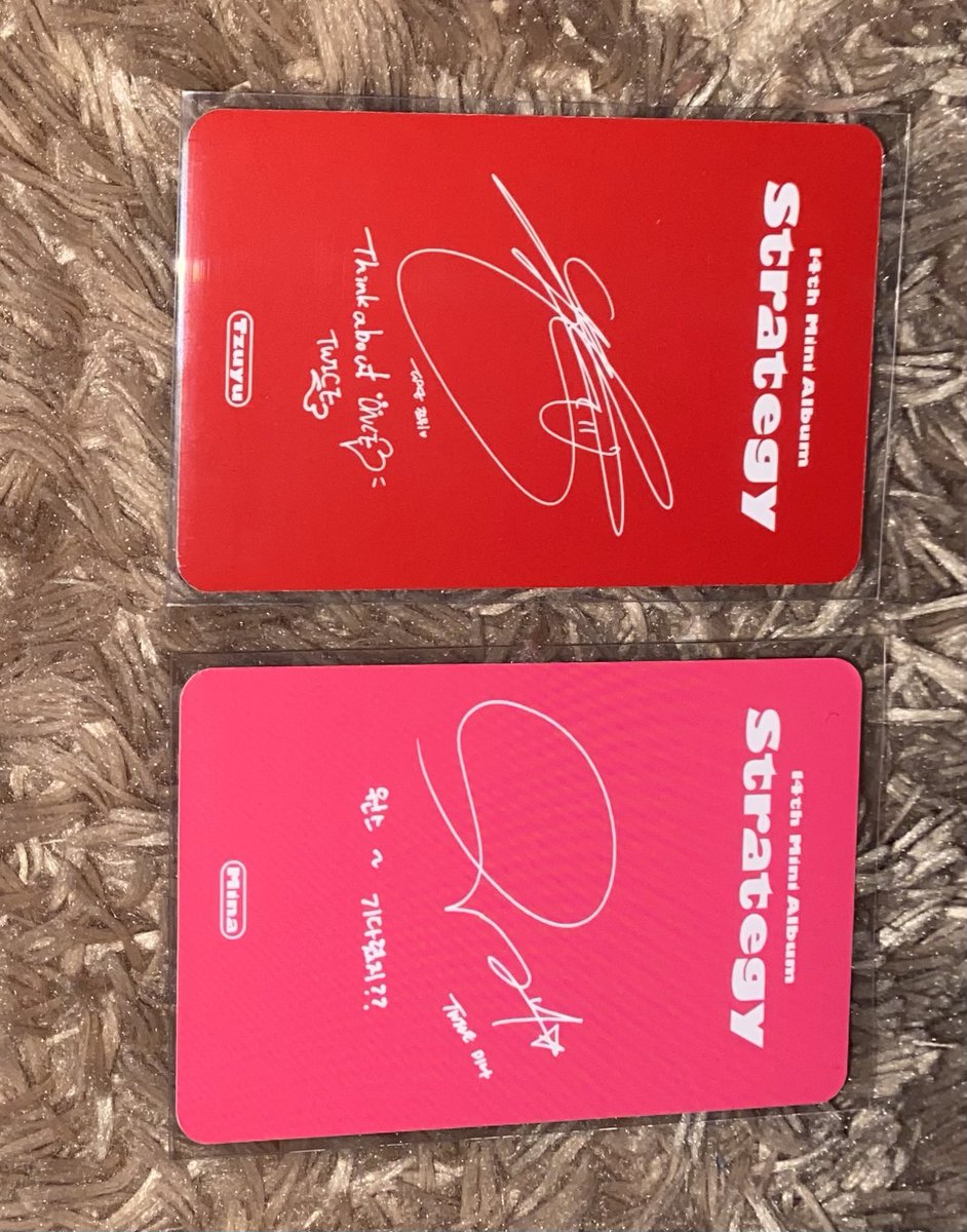 chicksoomina's tweet photo. WTS LFB

Misana Strategy Photocards 
Mitzu and Sahyo Set

|| ₱200 (per set price) ||

w/ free Sleeves (ind) and Toploader (1 per set)

Mint Condition (Vid in comment)
PAYO

MOP: Gcash or Maya 
MOD: Meet Up (around Legarda), JNT, Flash, LBC

Twice Mina Sana Jihyo Tzuyu Strategy https://t.co/rm5mRhmZtx