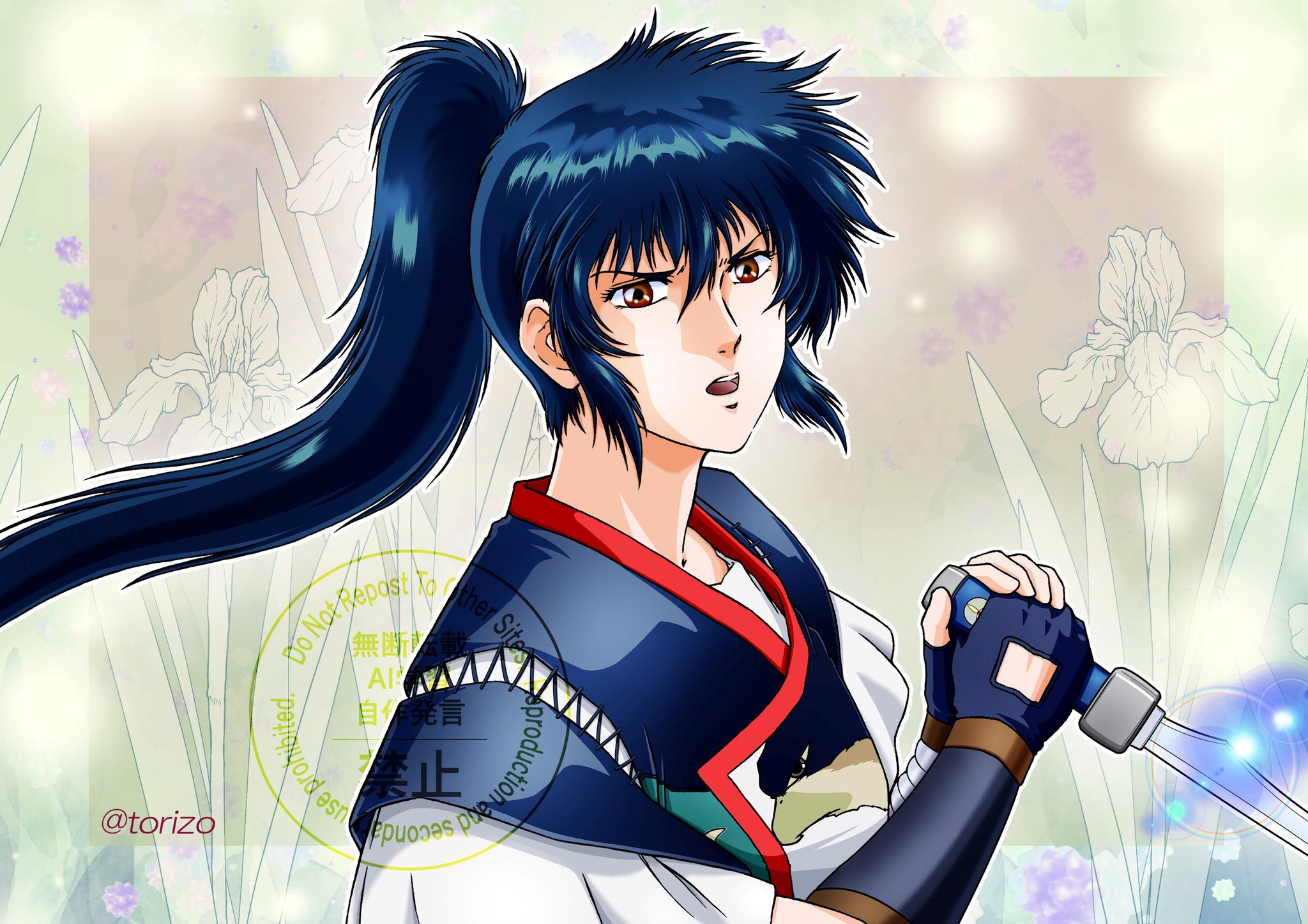 セル画　劇場版 戦国奇譚妖刀伝　香澄の綾之介 セル画 劇場版 戦国奇譚妖刀伝 香澄の綾之介 戦国奇譚妖刀伝