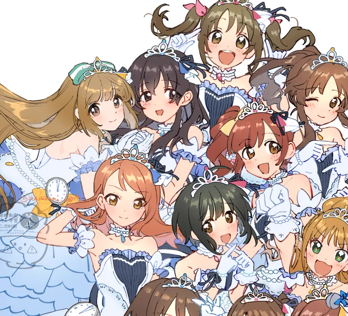 #デレステ10thまで100日なのでアイドル190人全員描きたい 6日目 依田芳乃 北条加蓮