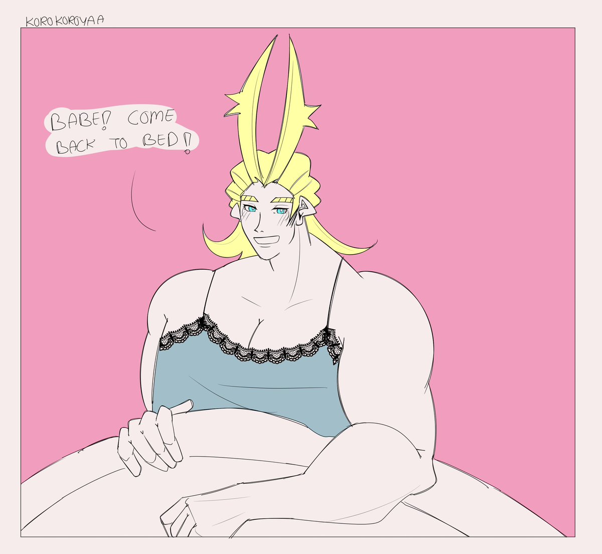 korokoroyaa2's tweet photo. That one tt sound #Davemight #AllMight #DavidShield https://t.co/hU49ii1qUe