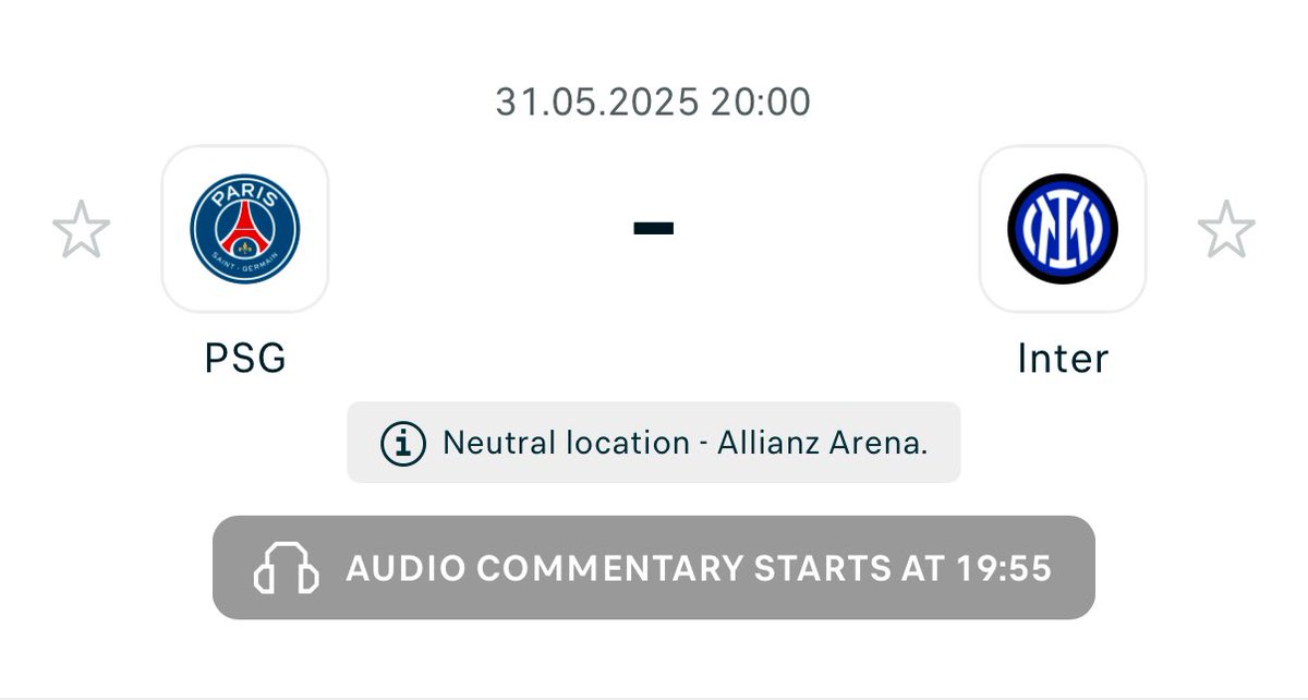 BlessingGives's tweet image. N100k for whoever gets the correct score of the match between PSG vs Inter Milan ?

Repost &amp;amp; Make sure you are following!
