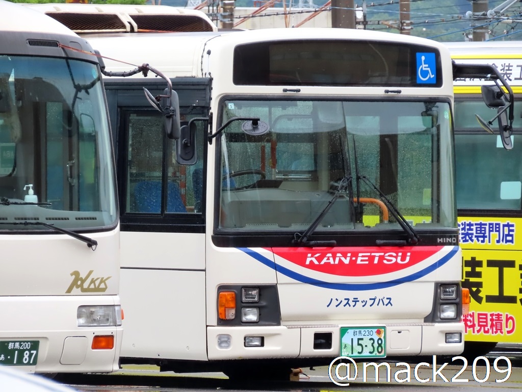 バスガイド　教本　資料　関越自動車道　川越　群馬　埼玉 関越交通（群馬230あ 15-38） 元：川越観光自動車 1045 遥々見に行き
