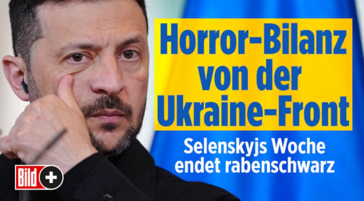 18 Orte in drei Regionen hat die Ukraine binnen einer Woche verloren – etwa 200 km² Gebietsverlust.
➡️Russlands Armee rückt so schnell vor, wie seit 2022 nicht mehr. 
Doch in Berlin, London, Paris, Warschau  – und Kiew – scheint man davon nichts wissen zu wollen. Jedenfalls zieht