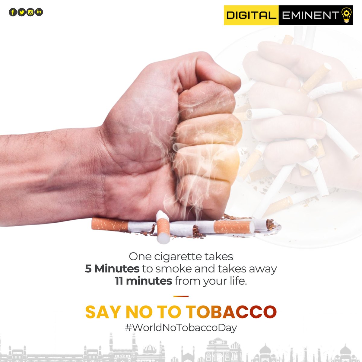 DigitalEminent's tweet photo. On a 'lighter' note, 'filter' out your bad habits today.
Tobacco doesn't just hurt you - it hurts everyone around you.

#worldnotobaccoday  #quitnow #tobaccofree #healthylifestyle #saynotobacco #smokefree  #breatheeasy #healthawareness #DigitalEminent #DigitalMarketing https://t.co/AXviIKzvZV