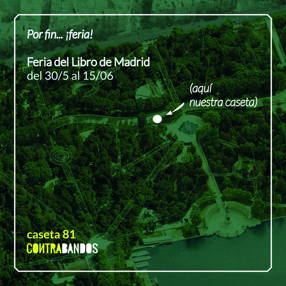 Este año en la Feria del Libro de Madrid nos toca en la caseta 81! 

Ahí os esperamos 😍🥰