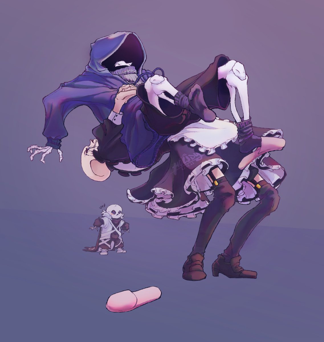 Something tells me that they will not have peace anymore (ФωФ)
#DustSans #dust #KillerSans #Killer #CrossSans #Cross #sansau

The next one will be a Cross(´・ω・`), can choose who will come after him if you want