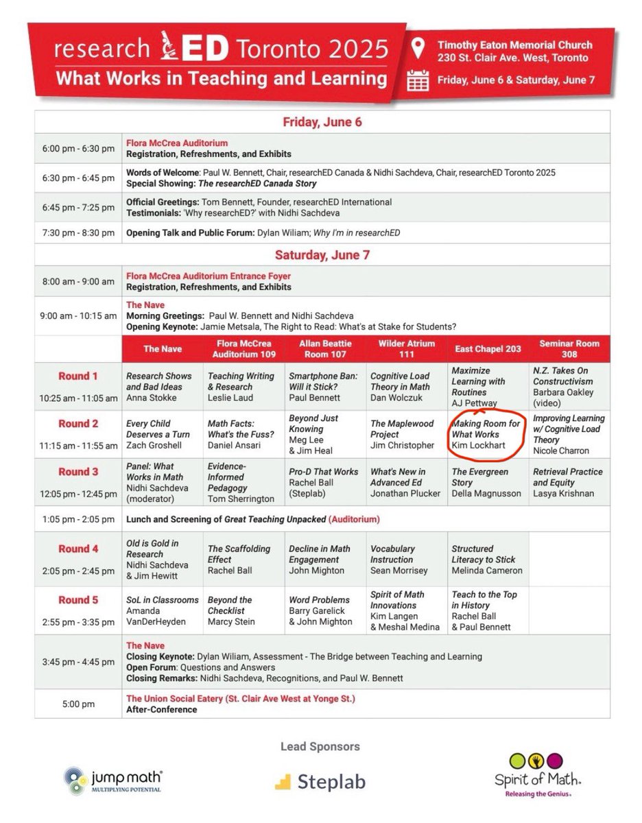 Mme Lockhart (@mmelockhartldsb) on Twitter photo What an incredible lineup of speakers at this year’s <a href="/researchEDCan/">researchED Canada</a> conference!! 🇨🇦
A week today, I will be sharing a brand new presentation, “Making Room for What Works” and sharing six practices I have deimplemented throughout my #ScienceOfReading learning journey, based on What an incredible lineup of speakers at this year’s <a href="/researchEDCan/">researchED Canada</a> conference!! 🇨🇦
A week today, I will be sharing a brand new presentation, “Making Room for What Works” and sharing six practices I have deimplemented throughout my #ScienceOfReading learning journey, based on