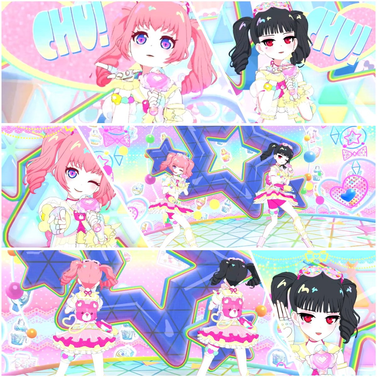 ♡┈┈┈♡┈┈┈♡┈┈┈♡┈┈┈♡┈┈┈♡

『「私達が最強DUOって事だよね？」』

♡┈┈┈♡┈┈┈♡┈┈┈♡┈┈┈♡┈┈┈♡

ときめきグラビティ×こいのクリスタル❤️🩷

ひみつのふふふ×ポッピンスウィム🩷💛

#えかもこWIN