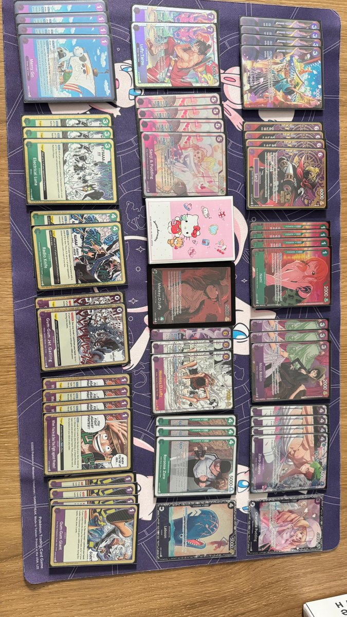 🌸15th at TC Birmingham with GP🌸

🌸Shoutout to <a href="/theXeto/">kev</a> for the decklist🌸

Matchups:
BB 🎲🔴 <a href="/cloutchasersTCG/">Clout Chasers</a> (Kristian)
No Show 🤷
GP Mirror 🎲🟢
GP Mirror 🎲🟢
BB 🎲🟢 <a href="/MaurizioIntini/">Mauzio</a> 
GP Mirror🟢
Nami 🎲🔴 <a href="/LukaTCG/">Luka Forjan</a> 
Reiju 🟢