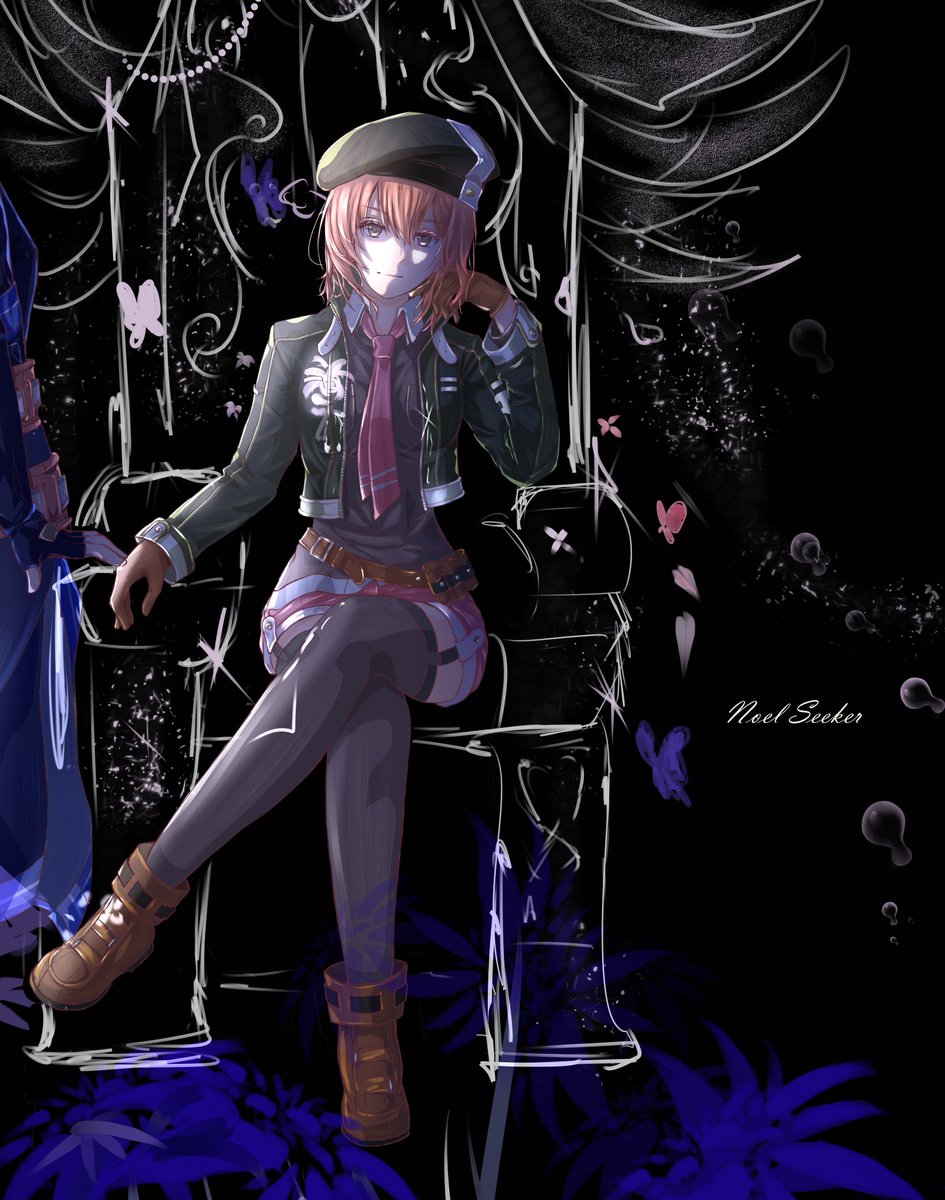 诺艾尔的也发得了，其实真的是很喜欢这张，就有种我竟然能画出来的感觉…… 感觉现在再让我搞我就搞不出来了，但背景太凌乱了主要是当时我不想画了。, image size:945x1199