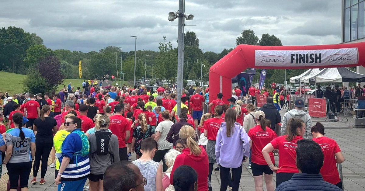 Almac Group (@almacgroup) on Twitter photo Today's the day!
Good luck to over 1,200 people who have signed up to take part in the Almac 5K / 10K Fun Run & Walk at Craigavon Lakes today in support of Northern Ireland Children's Hospice.
#Charity #FunRun <a href="/NIHospice/">NI Hospice</a> Today's the day!
Good luck to over 1,200 people who have signed up to take part in the Almac 5K / 10K Fun Run & Walk at Craigavon Lakes today in support of Northern Ireland Children's Hospice.
#Charity #FunRun <a href="/NIHospice/">NI Hospice</a>