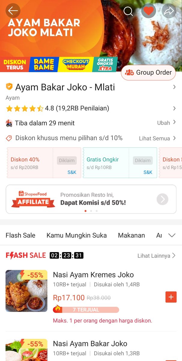 Udah laku banyak banget gini, masa ga nyobain. Gass lahh! Boleh kamu  #jogja #kulinerjogja 

spf.shopee.co.id/6KsJpJMeMm