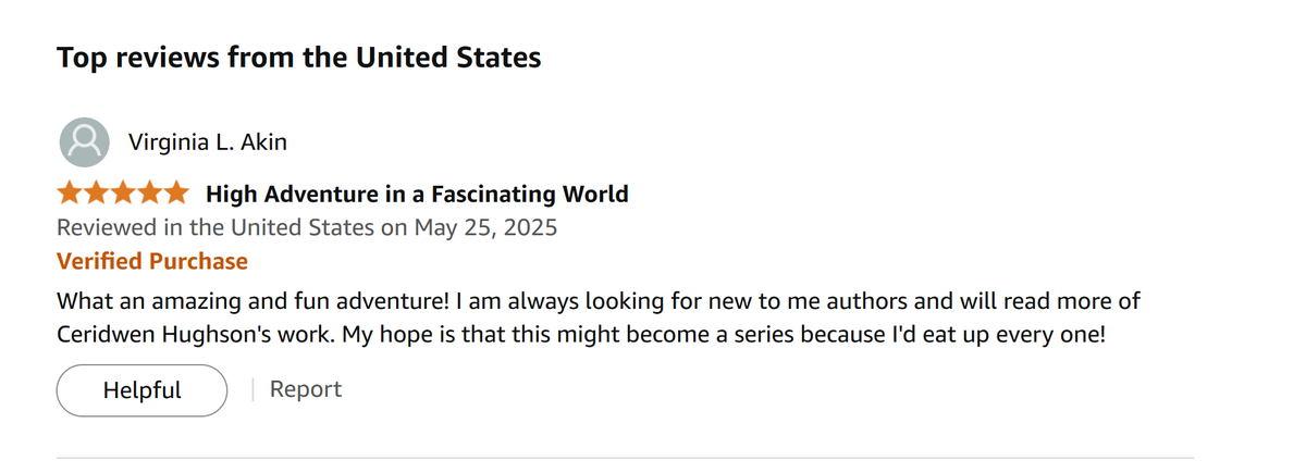 CeriClark's tweet photo. I think everyone who knows me, knows I am not a marketer, so when I get a review from someone I've never met, I go all fan girly. :) This is for Accidental Immortal. Thank you Virginia! https://t.co/TttUpFogOb https://t.co/q1pG1zbwOe