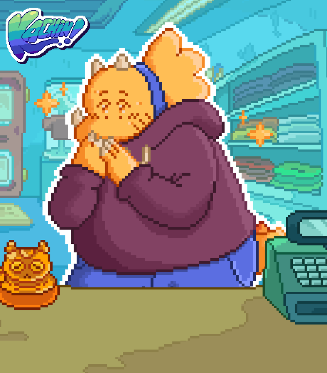 We´ve added a white outline to our lovely clients to make them pop! 💥🕺✨

What do you think? Before or after? #indiegame