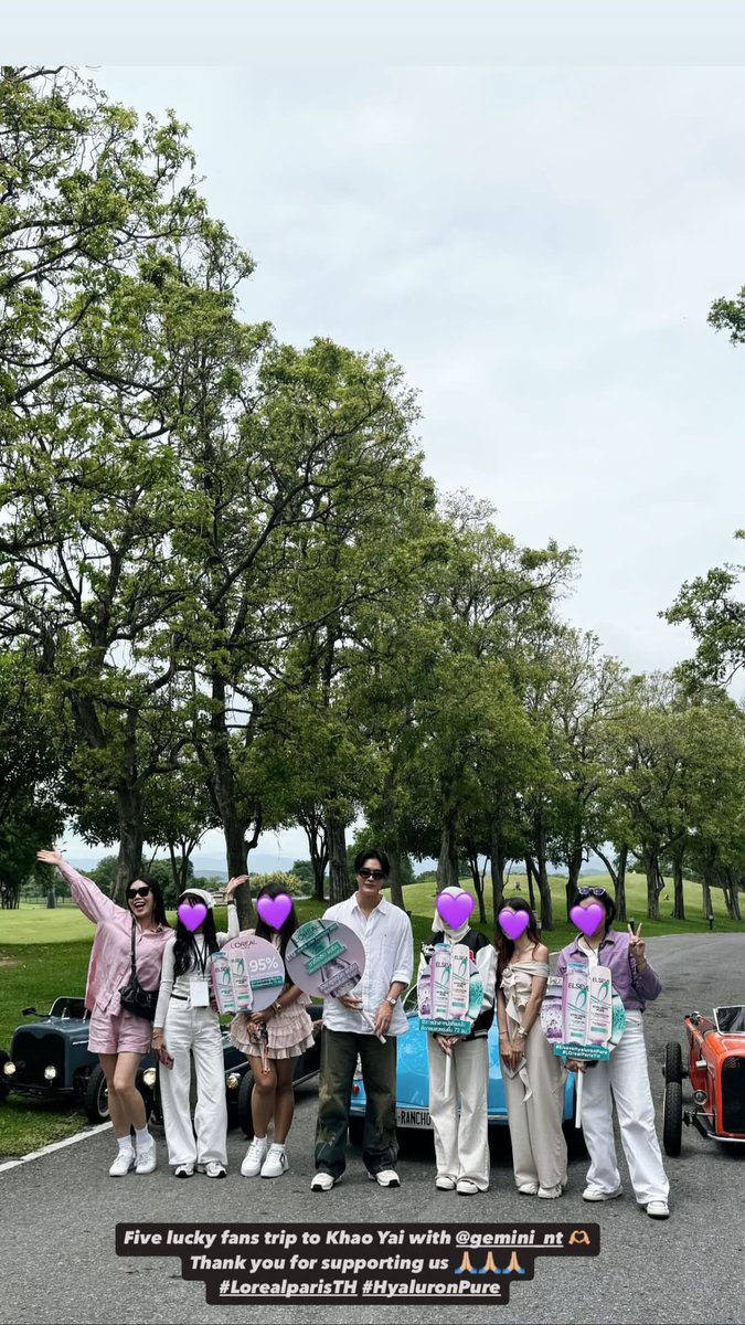 GeminiHome_TH's tweet photo. IGs: onepolkadot

Five lucky fans trip to Khao Yai with @gemini_ti 🫶🏻 Thank you for supporting us 🙏🏻🙏🏻🙏🏻 #LorealparisTH #HyaluronPure

#LOrealHAPurexGemini
#Gemini_NT #เจมีไนน์ https://t.co/UKjcE7MTvv