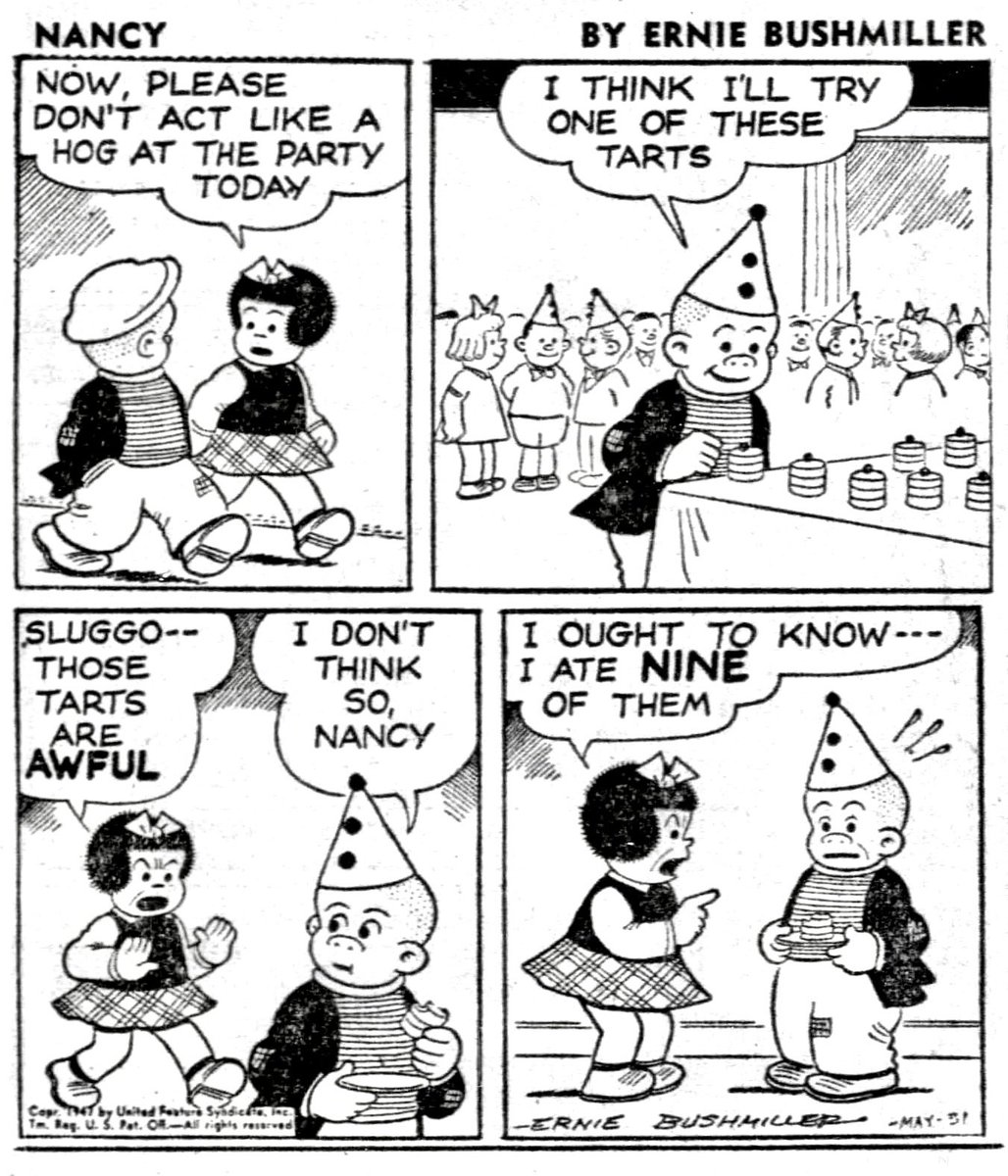 Nancy By Ernie Bushmiller 
May 31,1947