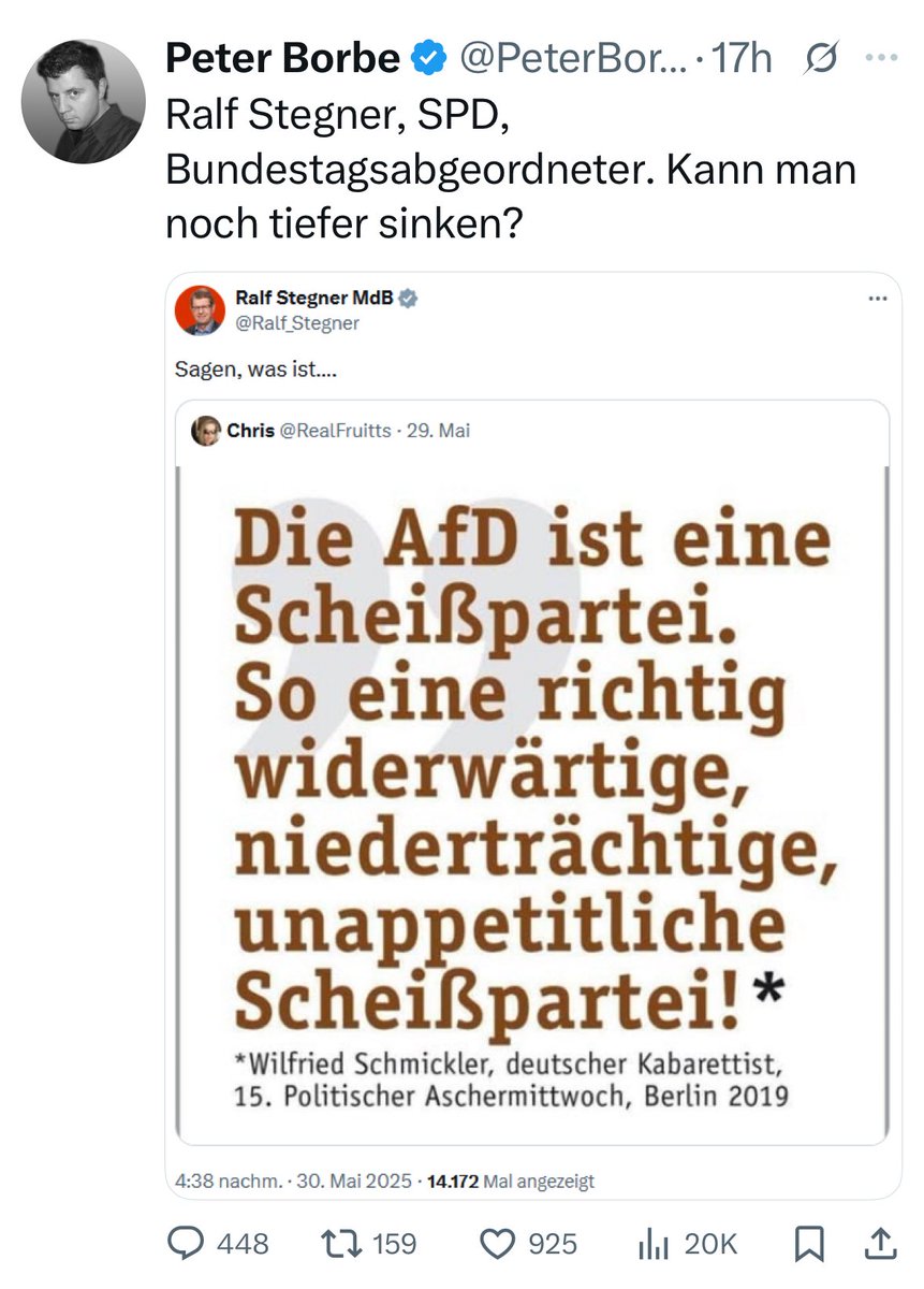 OckhamsC's tweet photo. @PeterBorbe Natürlich, #Borbe. Du schaffst das immer wieder, ganz ohne Nachzudenken; Du merkst es nur nicht mehr (wenn Du es je gemerkt hast). 🤷♀️
#AfDmachtDumm https://t.co/iTEbcAIgzf