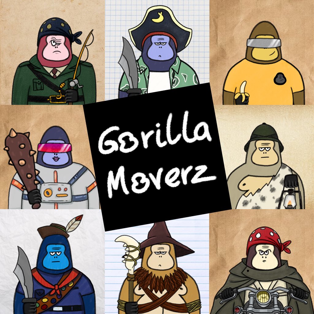 Wassa Wassa 🚨
In less than 24h, the <a href="/GorillaMoverz/">Gorilla Moverz 🦍⚡️</a> community collection mint kicks off.
Pure energy of <a href="/moveindustries/">The Movement</a> – don’t miss the culture 🦍🔥

link: cc.gorilla-moverz.xyz