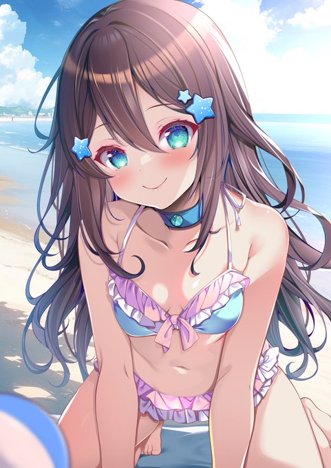 Skebにてとっても可愛い水星優奈(@Mizuhoshi_Yuna )ちゃんを描かせて頂きました✨✨✨
本当にありがとうございます💗
色々と試行錯誤した一作で、特に胸の絶妙な膨らみと、星形の髪飾りにはかなり力を入れました💕
そんな彼は男の娘です💕💕💕
みんなめっちゃ見て💓
 #みずゆうあーと #Skeb 