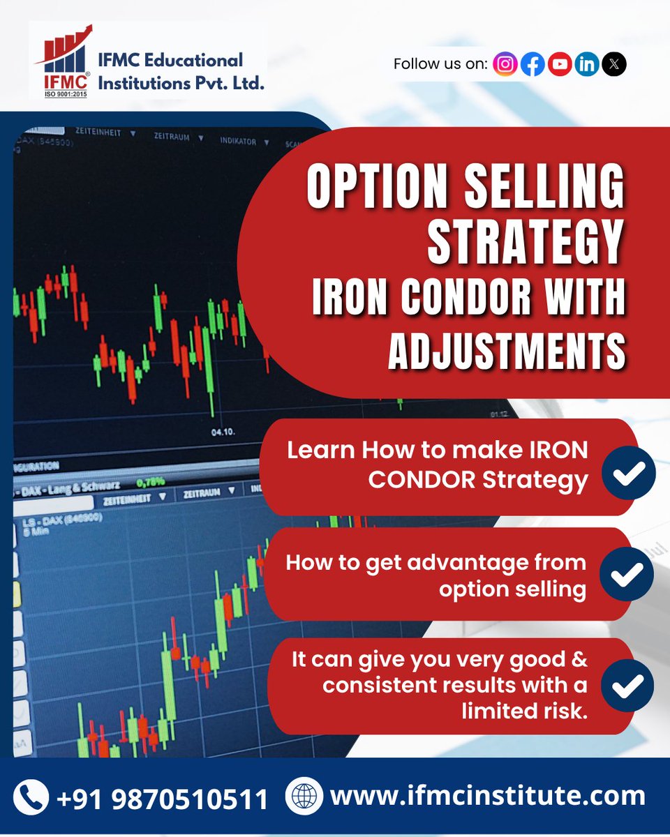ifmcinstitute's tweet image. New to #OptionsTrading  ? Learn a powerful, low-risk strategy with consistent returns in our course by Mr. Puneet Grover. Perfect for beginners, students, workers, traders, and investors—with easy video tutorials for short-term monthly trading. bit.ly/3YhKp3C
#ifmc