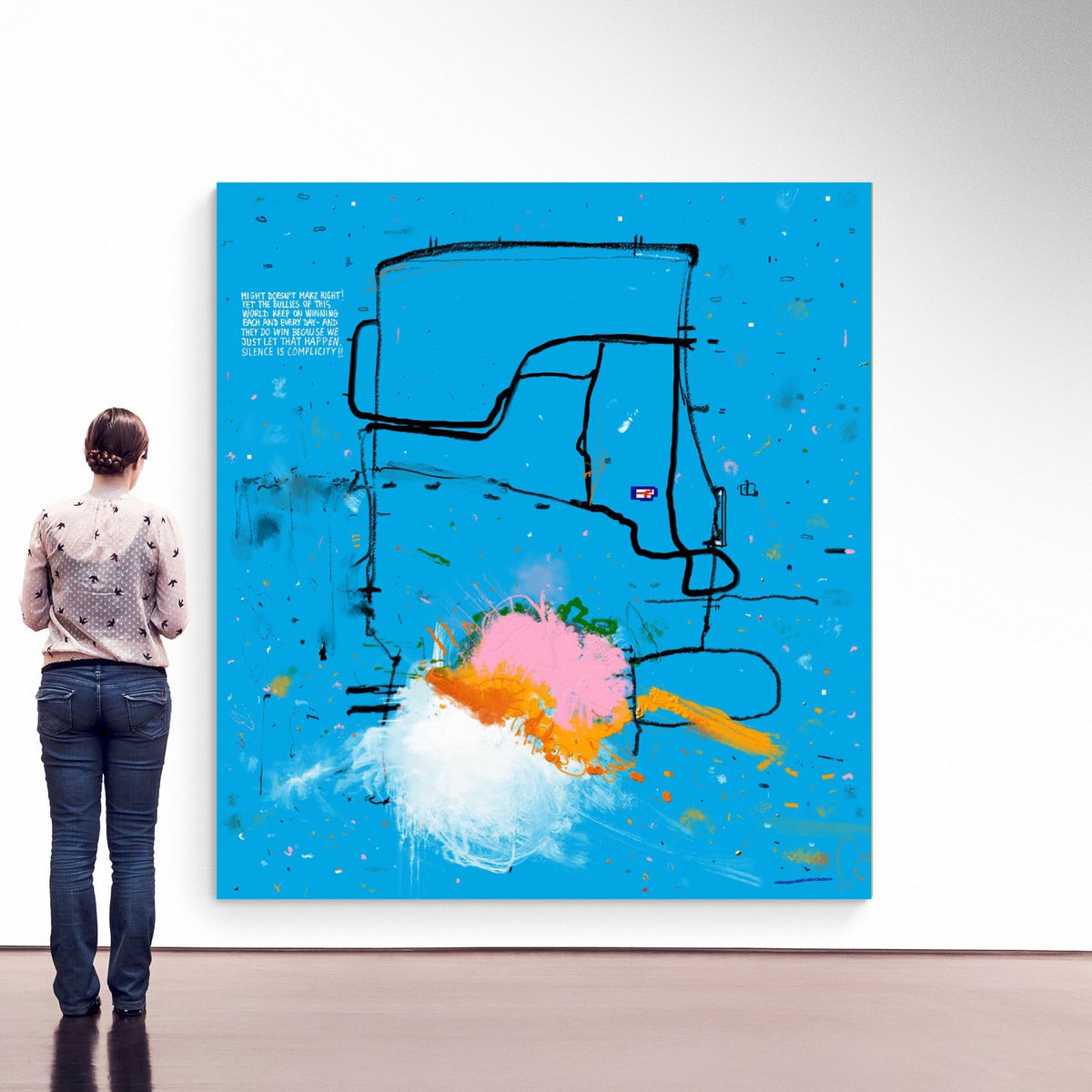 Jens_Joneleit's tweet image. #NewDrop #SingleEdition
ITST - 600 dpi | 7000px by 6392px
prints as large as: 77“ by 70“ 
(197 cm x 180 cm)
Purchase NFT artwork here:
opensea.io/item/matic/0xe…

#ArtCollector #ArtBuyer #ArtPatron #ContemporaryArt #PoliticalArt #NFT
#ArtForSale #SupportArtist #JensJoneleit