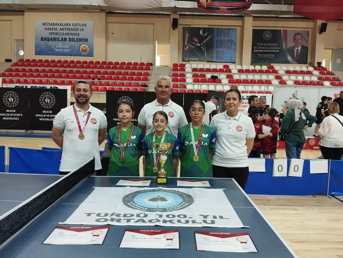 TÜRKİYE ŞAMPİYONLUĞU MUĞLA’MIZIN🏓

28-30 Mayıs tarihlerinde Bilecik’te düzenlenen Okul Sporları Küçükler Türkiye Birinciliği müsabakalarında, Türdü 100. Yıl Ortaokulu Küçük Kız Masa Tenisi Takımımız, tüm maçlarını namağlup tamamlayarak Türkiye Şampiyonu oldu.

Şampiyon kadro:
🔹