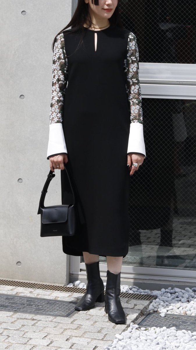 Lace Mame Sleeve Dress 美品✨ Kurogouchi