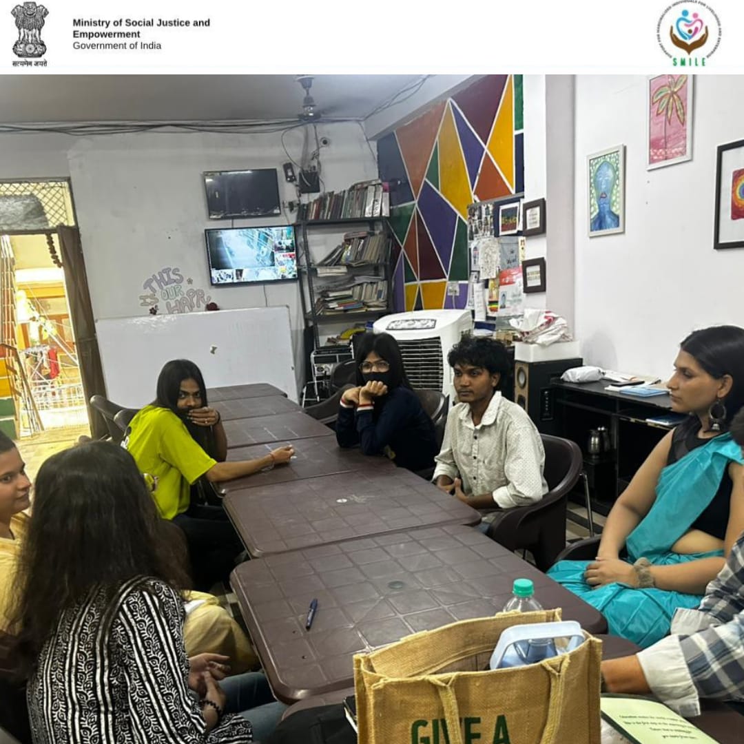 SMILE MoSJE (@smile_mosje) on Twitter photo DoSJE supported Garima Greh Mitr Trust, Delhi organised a session on mental health for the residents.
#equalrightsforall #Equality #TransRightsAreHumanRights #inclusion <a href="/Drvirendrakum13/">Dr. Virendra Kumar</a> <a href="/blvermaup/">B.L Verma</a> <a href="/MSJEGOI/">Ministry of Social Justice & Empowerment, GOI</a> <a href="/mygovindia/">MyGovIndia</a> <a href="/PIB_India/">PIB India</a> <a href="/NISD_India/">National Institute of Social Defence (NISD)</a> <a href="/NMBA_MSJE/">Nasha Mukt Bharat Abhiyaan</a> DoSJE supported Garima Greh Mitr Trust, Delhi organised a session on mental health for the residents.
#equalrightsforall #Equality #TransRightsAreHumanRights #inclusion <a href="/Drvirendrakum13/">Dr. Virendra Kumar</a> <a href="/blvermaup/">B.L Verma</a> <a href="/MSJEGOI/">Ministry of Social Justice & Empowerment, GOI</a> <a href="/mygovindia/">MyGovIndia</a> <a href="/PIB_India/">PIB India</a> <a href="/NISD_India/">National Institute of Social Defence (NISD)</a> <a href="/NMBA_MSJE/">Nasha Mukt Bharat Abhiyaan</a>