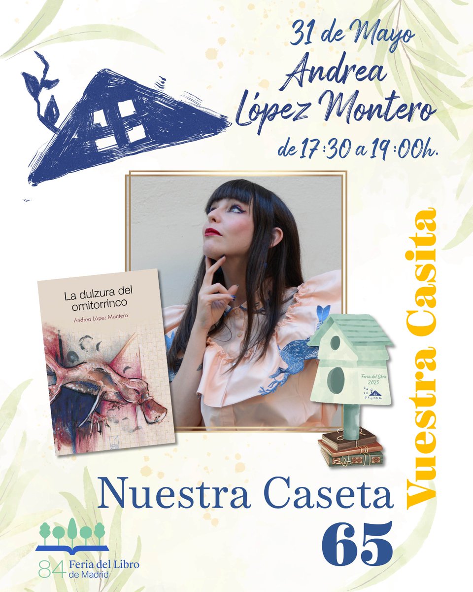 En un ratito firmando en la feria La dulzura del ornitorrinco #poesía