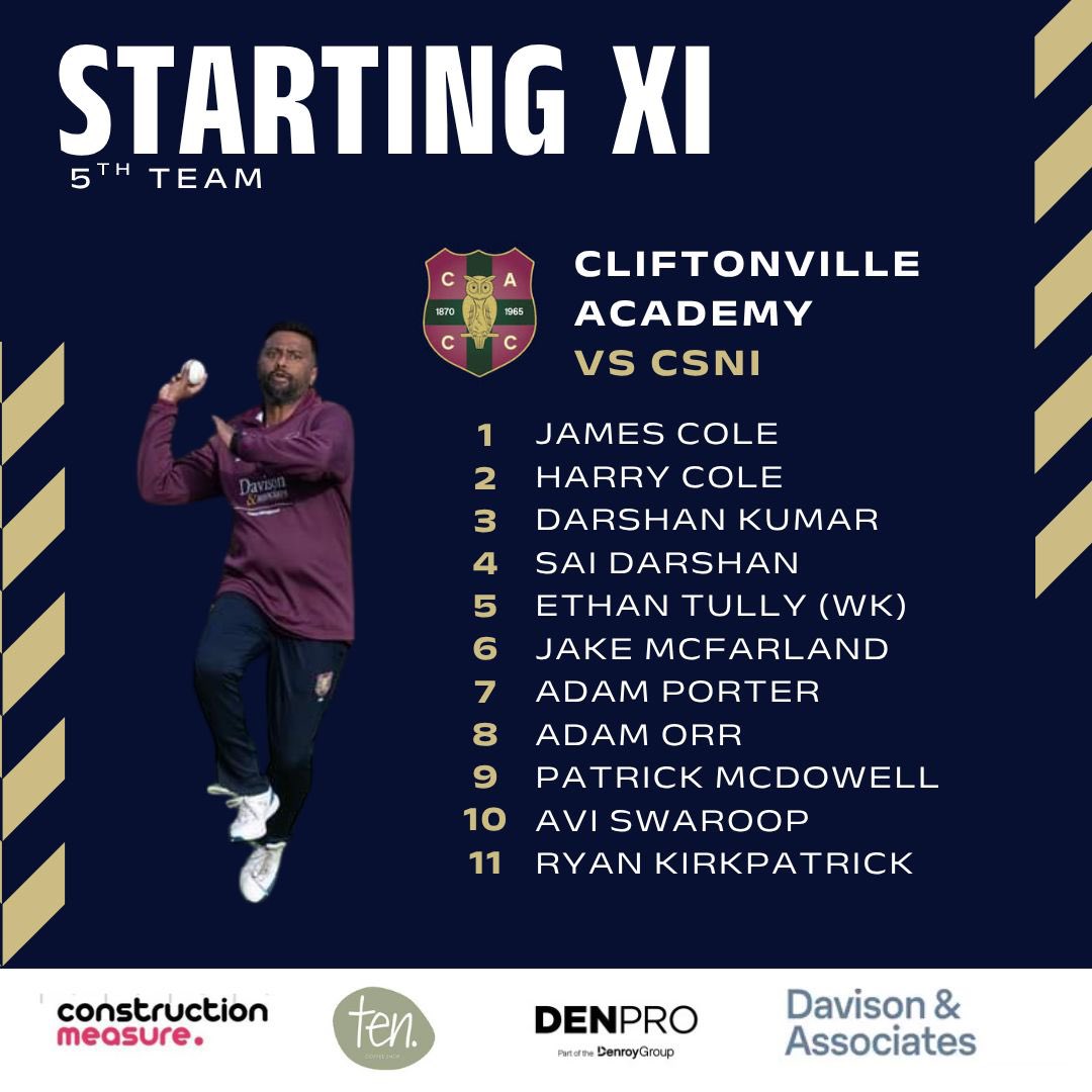 Our squads for Saturday’s fixtures. Good luck men 🦉 #CACC