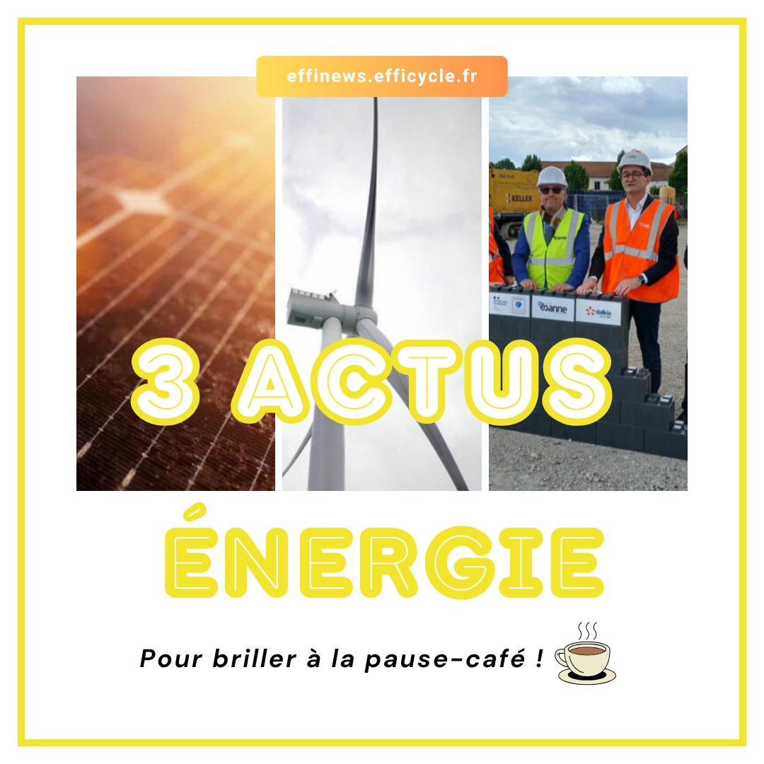 Les 3 actus immanquables de la semaine pour s’éclairer autrement et briller auprès de vos collègues 🤩

👉 environnement-magazine.fr/energie/articl…

👉 fr.euronews.com/green/2025/05/…

👉 mesinfos.fr/42300-roanne/c…

Une sélection faite par <a href="/EFFICYCLE_fr/">EFFICYCLE</a>

#EFFINEWS #Énergie