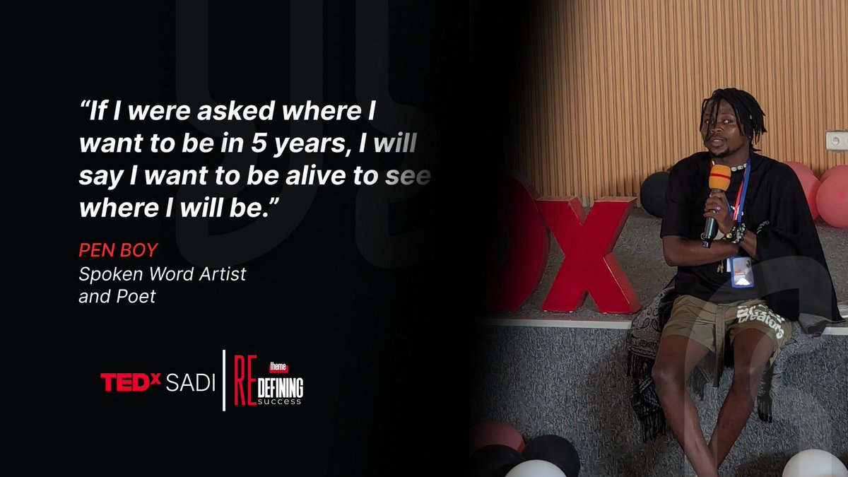 #TEDxSadi #TED #TEDx Penboy showed!