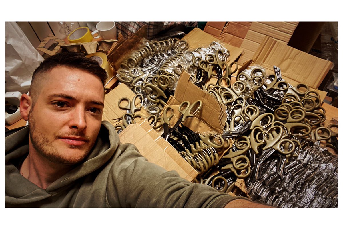 Doshka Foundation ๐ซ๐ท๐บ๐ฆ (@doshka_f) on Twitter photo We keep building IFAKs here! We received 300 โ๏ธ this morning! Thanks to our friends from <a href="/GME_Deutschland/">German Military Equipment</a> who work at cost! We got those for 4โฌ/unit! This is your work fellas, your tweets & retweets, well done! Keep it up!
๐ 1200โฌ of donations at work! We keep building IFAKs here! We received 300 โ๏ธ this morning! Thanks to our friends from <a href="/GME_Deutschland/">German Military Equipment</a> who work at cost! We got those for 4โฌ/unit! This is your work fellas, your tweets & retweets, well done! Keep it up!
๐ 1200โฌ of donations at work!