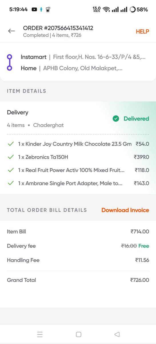 AzharMohd07's tweet photo. Furious! Ordered a @zebronics gamepad from @SwiggyInstamart — crucial adapter missing. Support pushed me to email, then replied “can’t validate my claim.” Now I’ve to spend ₹150 more. @SwiggyCares this is pathetic. If you can’t take responsibility, stop selling electronics! https://t.co/rtqPYGECei