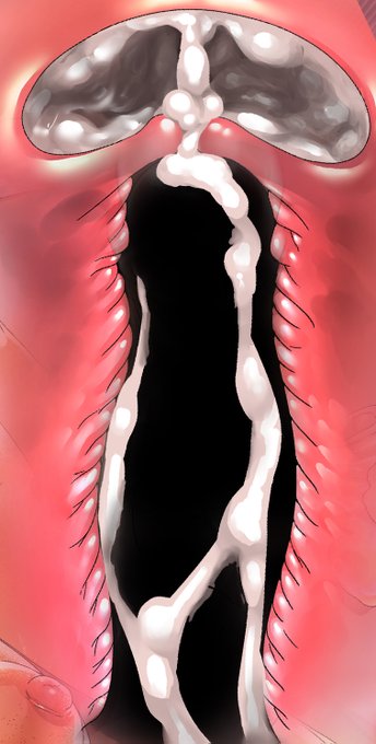 原稿は全年齢向けでもR18でも可能で、R18の場合性器の修正は透過性の無い黒海苔もしくは白抜き、♡マーク等で完全に隠れる修正が望ましいです(モザイクNG)
ちなみに竿の修正はかなり厳しく、竿の立体的な形状がわかる液体や光沢の描写もNGなので、左はアウトで右はセーフとなります…(涙 続きます 