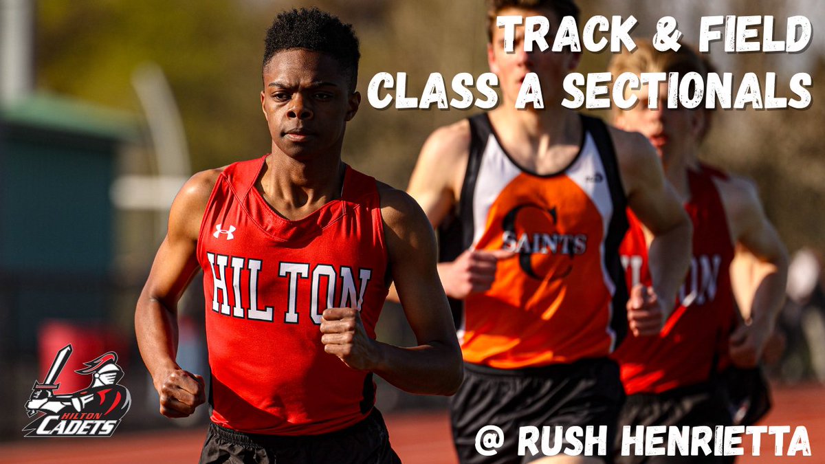 Hilton Athletics (@hiltoncadets) on Twitter photo HAPPENING TODAY:
🏃Track & Field
🏆Section V Class A Championships
⏰10:00
🏟️Rush-Henrietta High School
🎟️gofan.co/event/3573392?…
🏃♂️Program: s3.amazonaws.com/sidearm.sites/…
🏃♀️Live Results: live.yentiming.com/meets/1033/eve…
🍎#WeAreHilton HAPPENING TODAY:
🏃Track & Field
🏆Section V Class A Championships
⏰10:00
🏟️Rush-Henrietta High School
🎟️gofan.co/event/3573392?…
🏃♂️Program: s3.amazonaws.com/sidearm.sites/…
🏃♀️Live Results: live.yentiming.com/meets/1033/eve…
🍎#WeAreHilton