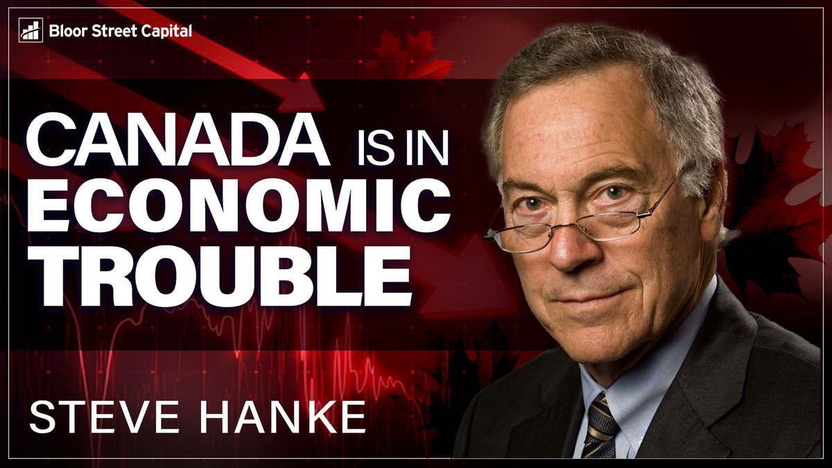 Did you know Canada's unemployment rate is 6.9% and 7.8% in ON (nice job <a href="/fordnation/">Doug Ford</a>).  If you want to know how bad things will get in Canada listen to my conversation with <a href="/steve_hanke/">Steve Hanke</a>.  Replay bit.ly/3ZF4b94