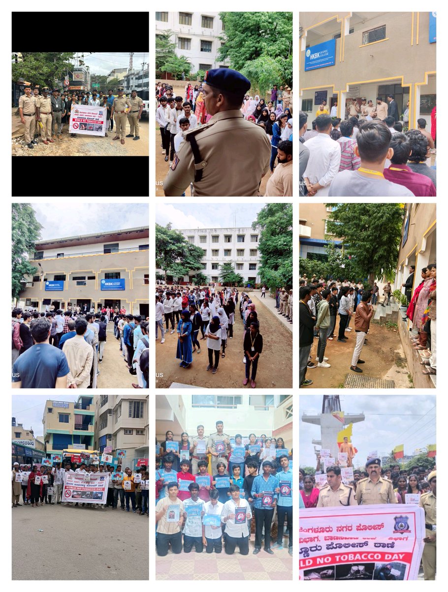 DCP EAST (@dcpeastbcp) on Twitter photo "Our Staff and Officers United to Raise Awareness on Anti-Tobacco Day – Together for a Healthier Tomorrow."
#WorldNoTobaccoDay2025
<a href="/AddlCPEast/">ADDL. CP EAST</a>
<a href="/CPBlr/">CP Bengaluru ಪೊಲೀಸ್ ಆಯುಕ್ತ ಬೆಂಗಳೂರು</a>
<a href="/BlrCityPolice/">ಬೆಂಗಳೂರು ನಗರ ಪೊಲೀಸ್ BengaluruCityPolice</a> "Our Staff and Officers United to Raise Awareness on Anti-Tobacco Day – Together for a Healthier Tomorrow."
#WorldNoTobaccoDay2025
<a href="/AddlCPEast/">ADDL. CP EAST</a>
<a href="/CPBlr/">CP Bengaluru ಪೊಲೀಸ್ ಆಯುಕ್ತ ಬೆಂಗಳೂರು</a>
<a href="/BlrCityPolice/">ಬೆಂಗಳೂರು ನಗರ ಪೊಲೀಸ್ BengaluruCityPolice</a>