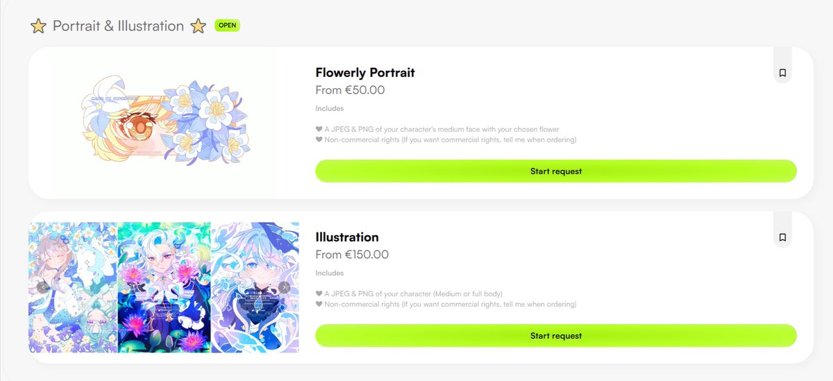 I just opened a lot of new services on Vgen!!🐱💫💫